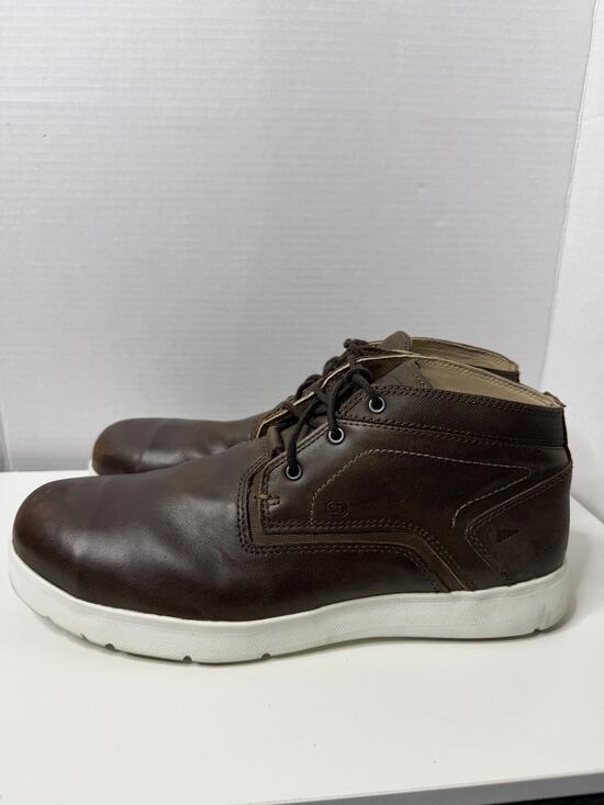 Red Wings Mens Cross LITE Chukka Leather Boots Safety Toe Work #6719 Brown 12 main image 9